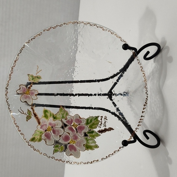 Hand Painted Scalloped Dish - Picture 1 of 5